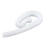 1050100pcs hook white plastic nylon curtain hooks for attaching curtain to curtain pole ring household accessories