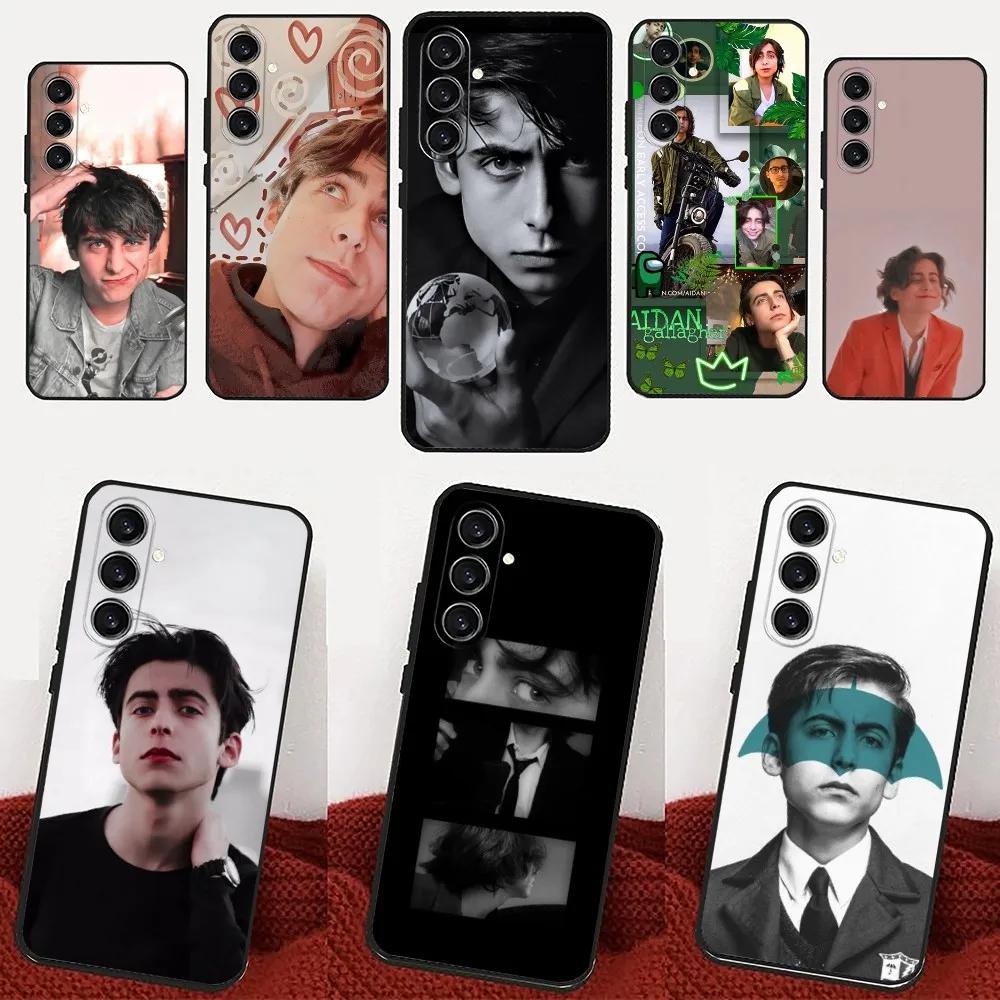 Чехол для телефона Aidan Gallagher Actor Samsung Galaxy A13 21s 22 31 32 52 53 71 80 91 Черный мягкий чехол
