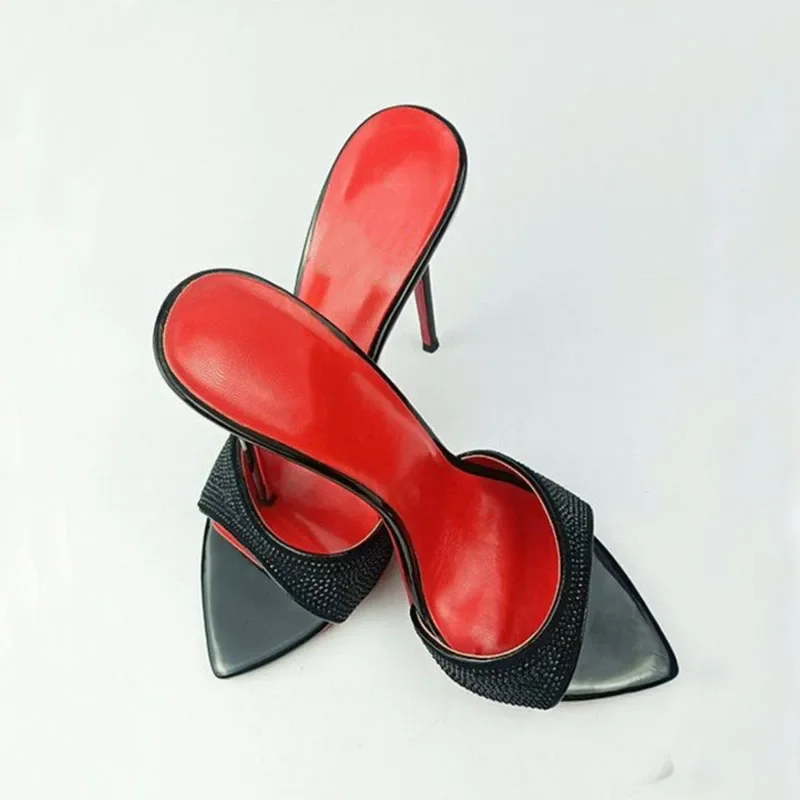 Arden Furtado 2024 летние замшевые тапочки без шнуровки с открытым носком на тонком