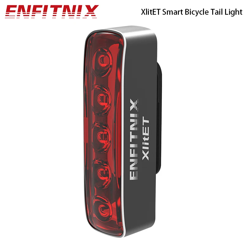 

ENFITNIX XlitET Road MTB Bike Smart Bicycle Tail Light Auto Sensing 50 lumens LED USB-T-ypec Bicycle Taillight Cycling Parts