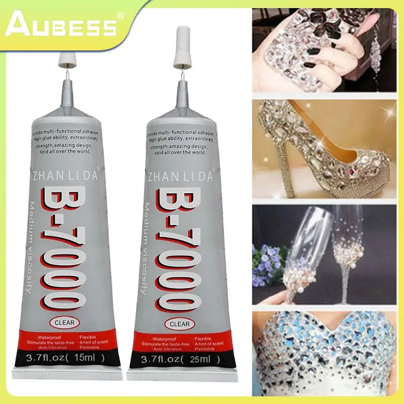 

Universal Upgrade Liquid Glue Upgrade Multi-function Rhinestone Waterproof Strong Adhesive 15ml 25ml B7000 New Super Glue