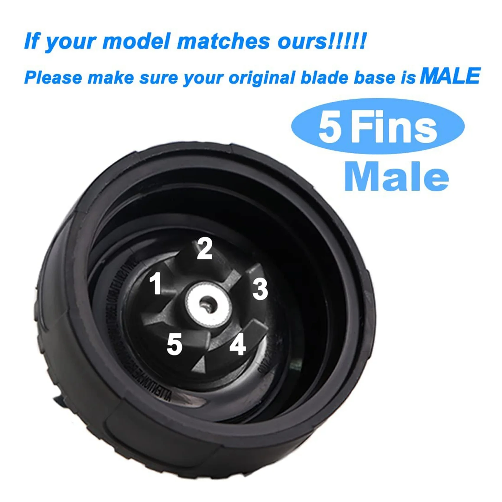 5 плавников лезвие блендера для QB3000 QB3000SSW-30 QB3000QR-30 QB3000QBK QB3004 QB3005