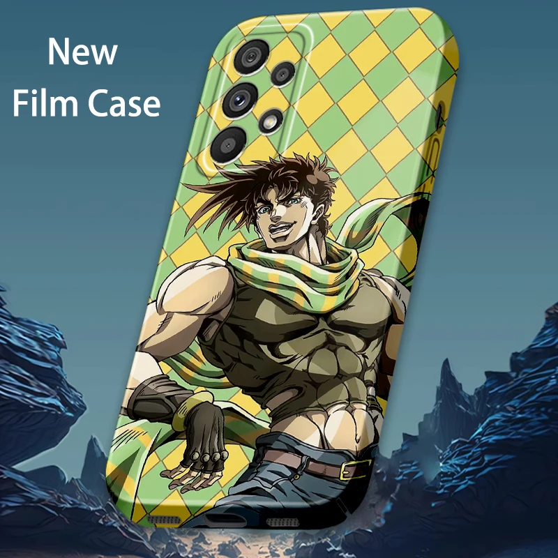 

Cartoon JoJos Bizarre Adventure For Samsung A53 A54 A52 A13 A12 A32 A34 A23 A73 A22 A21S A04 5G Feilin Film Phone Case Cover
