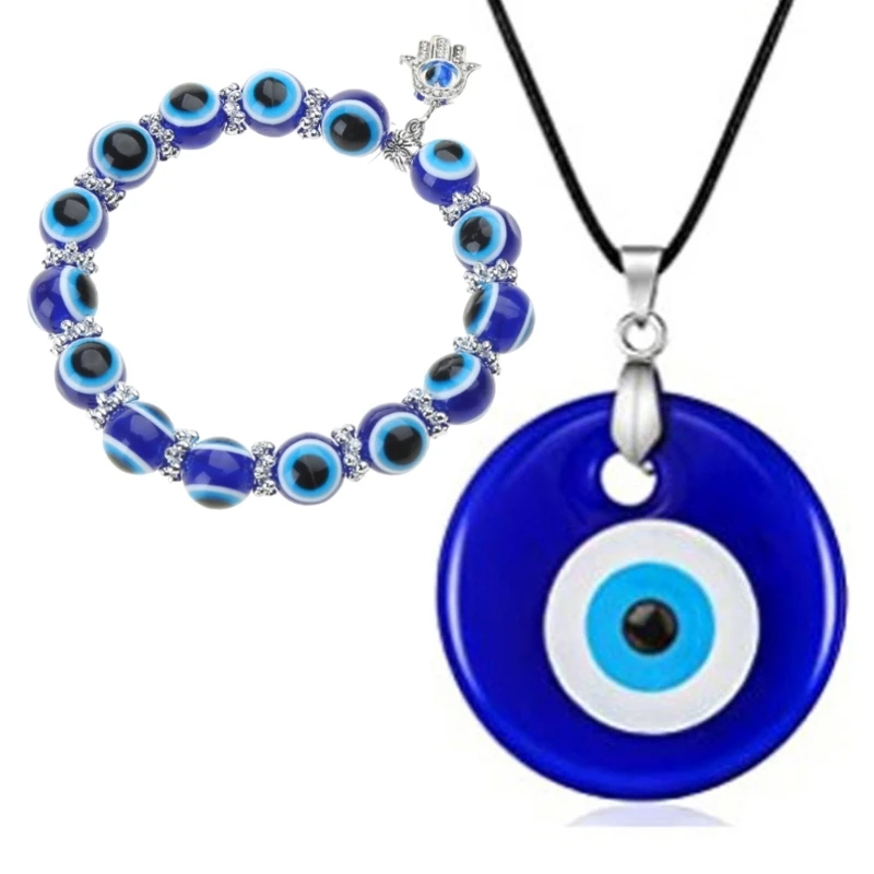 E15E браслет на щиколотку от сглаза цепочка из бисера Lucky Kabbalah для защиты амулет