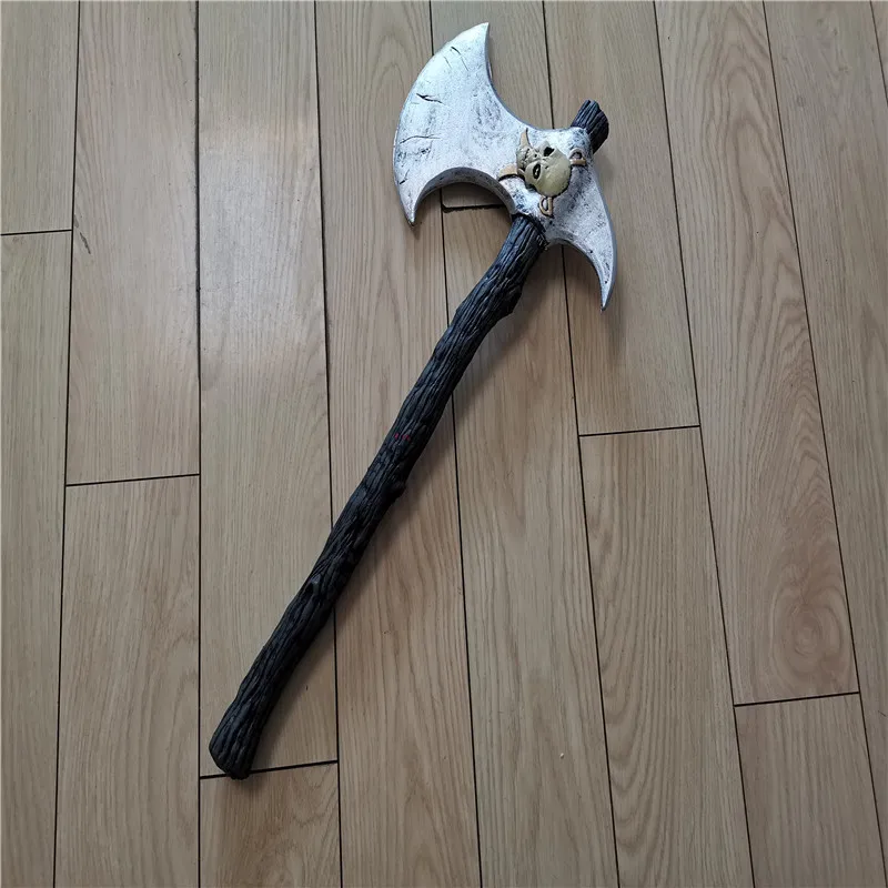 

Cosplay 1:1 Skull Pirate Axe Prop Halloween Movie Game Anime Cosplay Axe Weapons Role Playing PU 65CM Prop Model Festival Gift