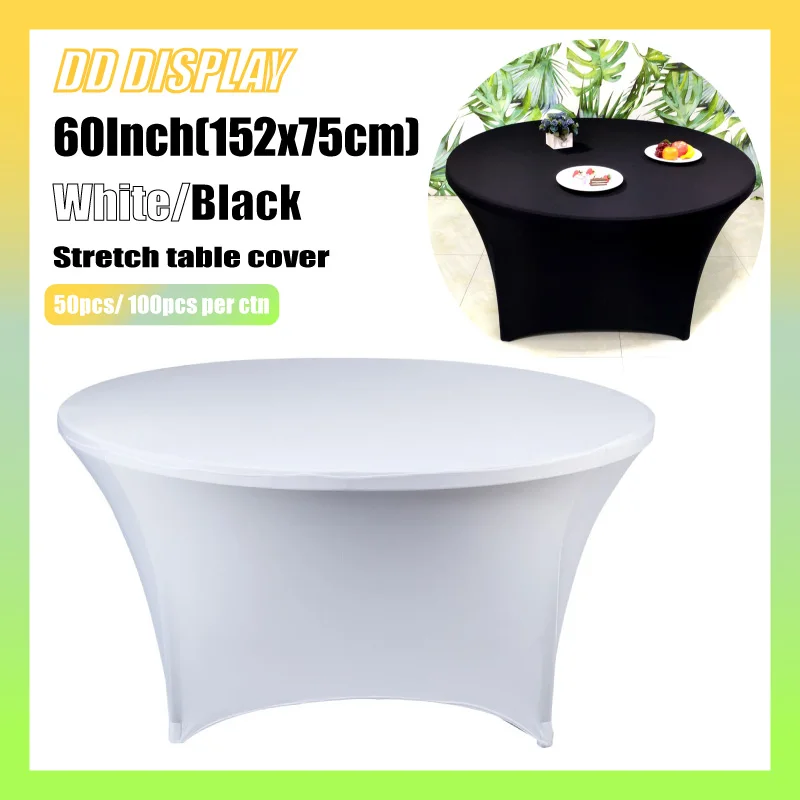 High Stretch Wedding Banquet Hotel Table Cover