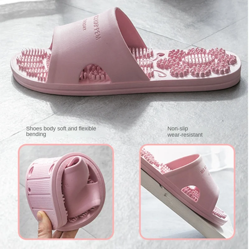 Массажные шлепанцы для мужчин и женщин мягкая подошва повседневные сандалии