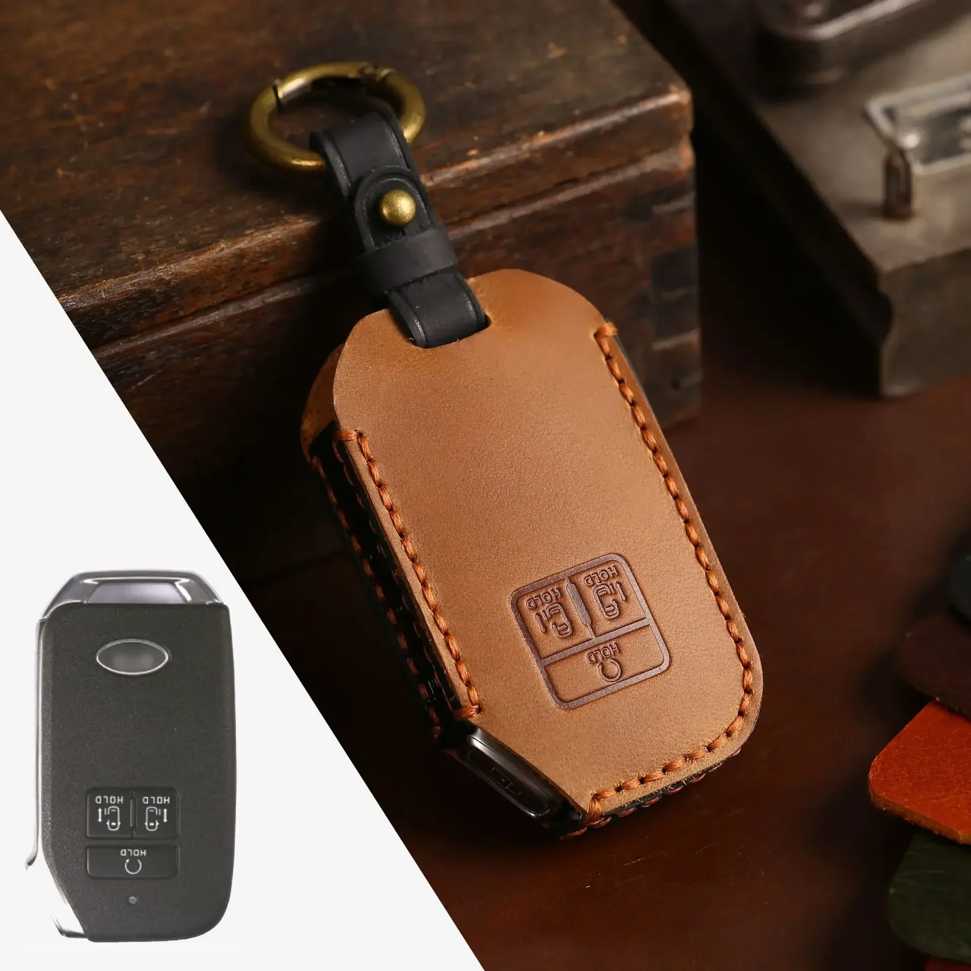 Чехол для автомобильного брелка аксессуары Kia Carnival 2021 2022 Sedona KA4 EX SX LX Fiesta 2023