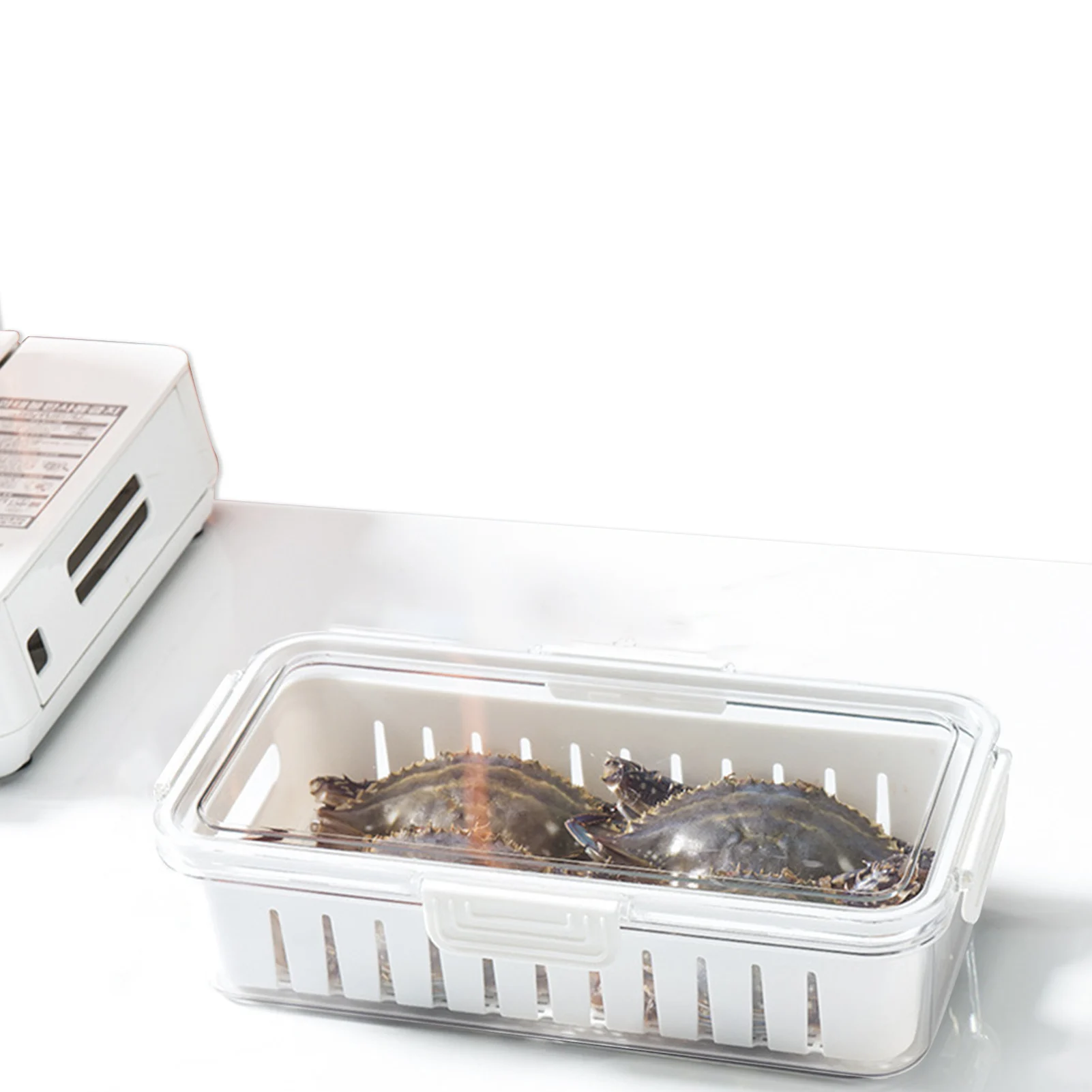 

Герметичные контейнеры для хранения в холодильнике, штабелируемые контейнеры для хранения пищевых продуктов, органайзер для хранения овощ...