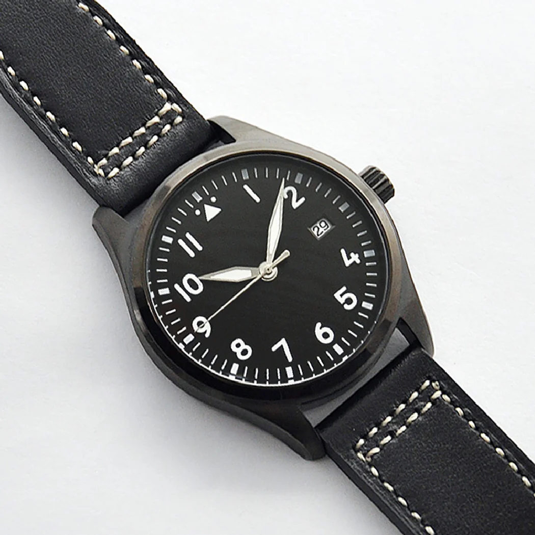 

Мужские автоматические часы 40 мм с черным циферблатом, 1 шт.