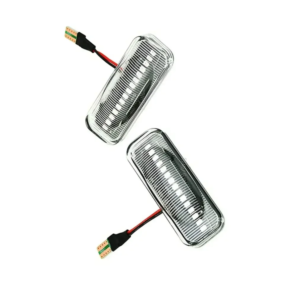 Светодиодный динамический сигнал поворота 2 шт. боковой маркер для крыла