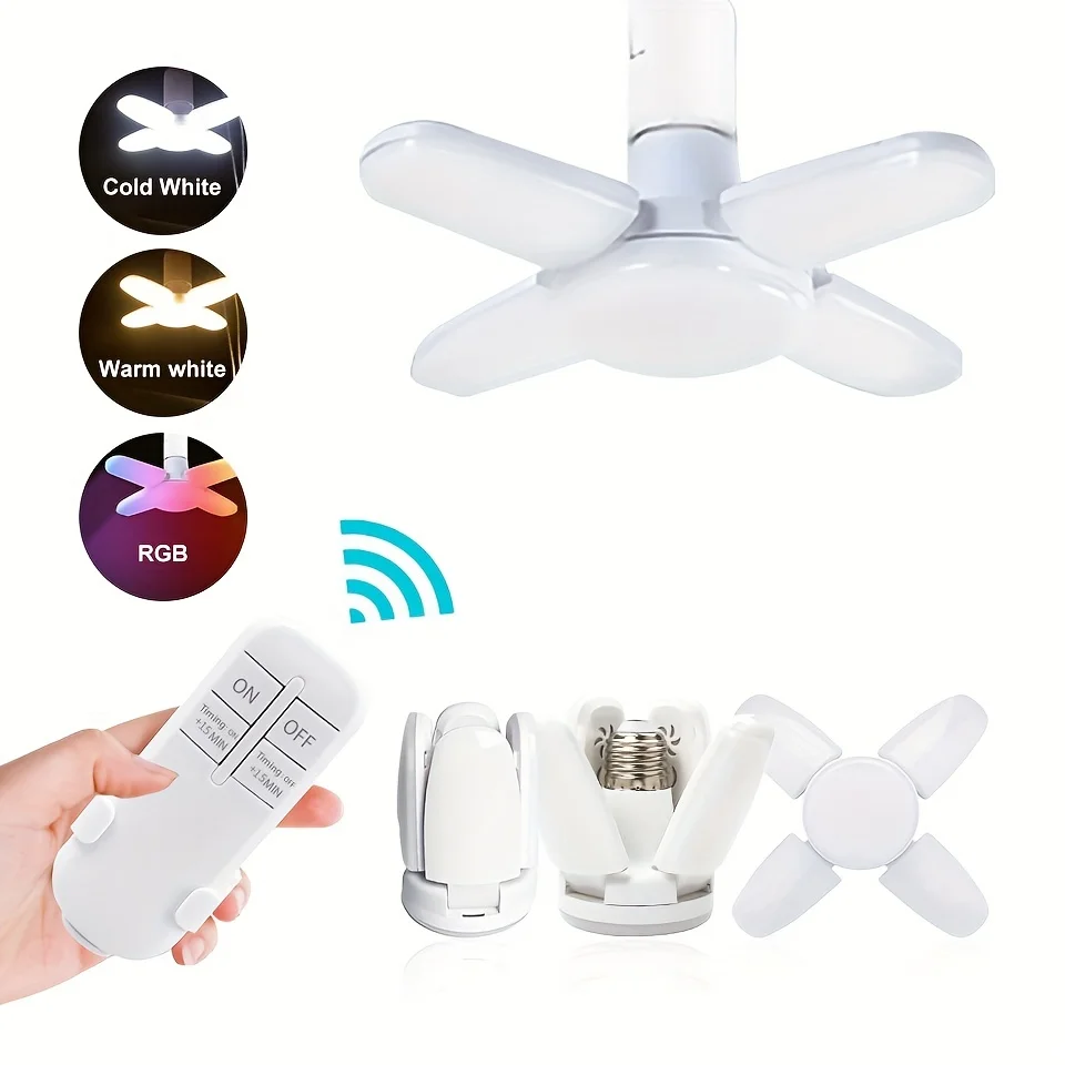 

Лампочка для телефона, светодиодный вентилятор с таймером, складная потолочная лампа с пультом дистанционного управления, домашняя лампа