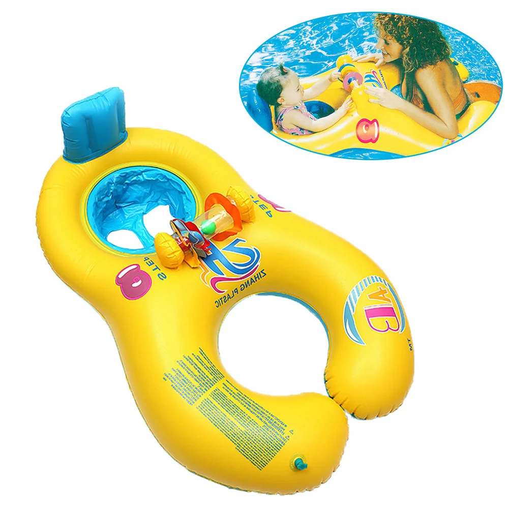 

Утолщенные надувные кольца для плавания для Bbay, плавающий круг для плавания, бассейн, плявечерние, летнее водяное шезлонг с ручками