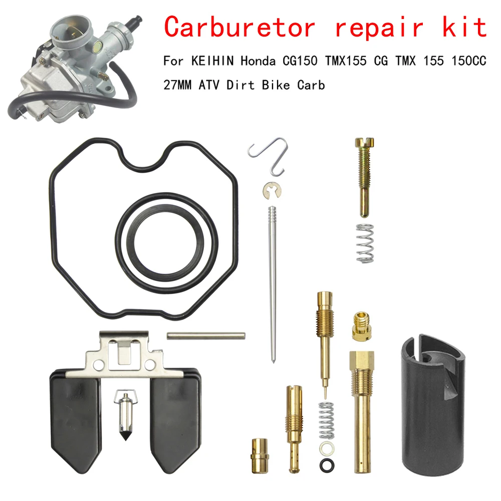 PZ27 Carburetor repair kit Carb For KEIHIN Honda CG125 CG150 TMX155 CG TMX 155 150CC 27MM ATV Dirt Bike Carb