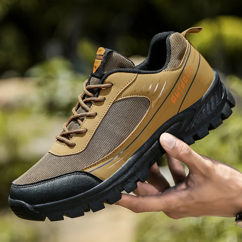 

2022 New Men Ankle Boots Outdoors Sneakers Men Shoes Comfy Casual Anti-skidding Jogging Trekking Male Shoes Zapatos Hombre