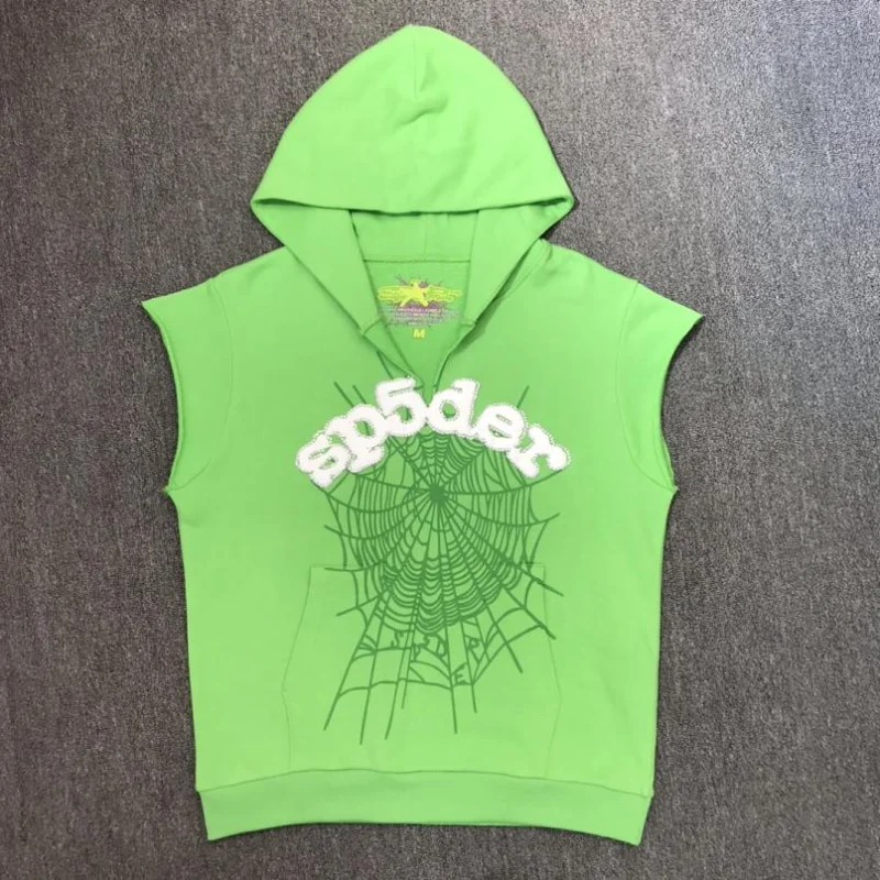 

Высокое качество рекомендуемый дизайн Sp5der 555555 Свадебный без рукавов с коротким рукавом для мужчин и женщин Европейский размер Harajuku хлопок Sp5der 555 топ футболки