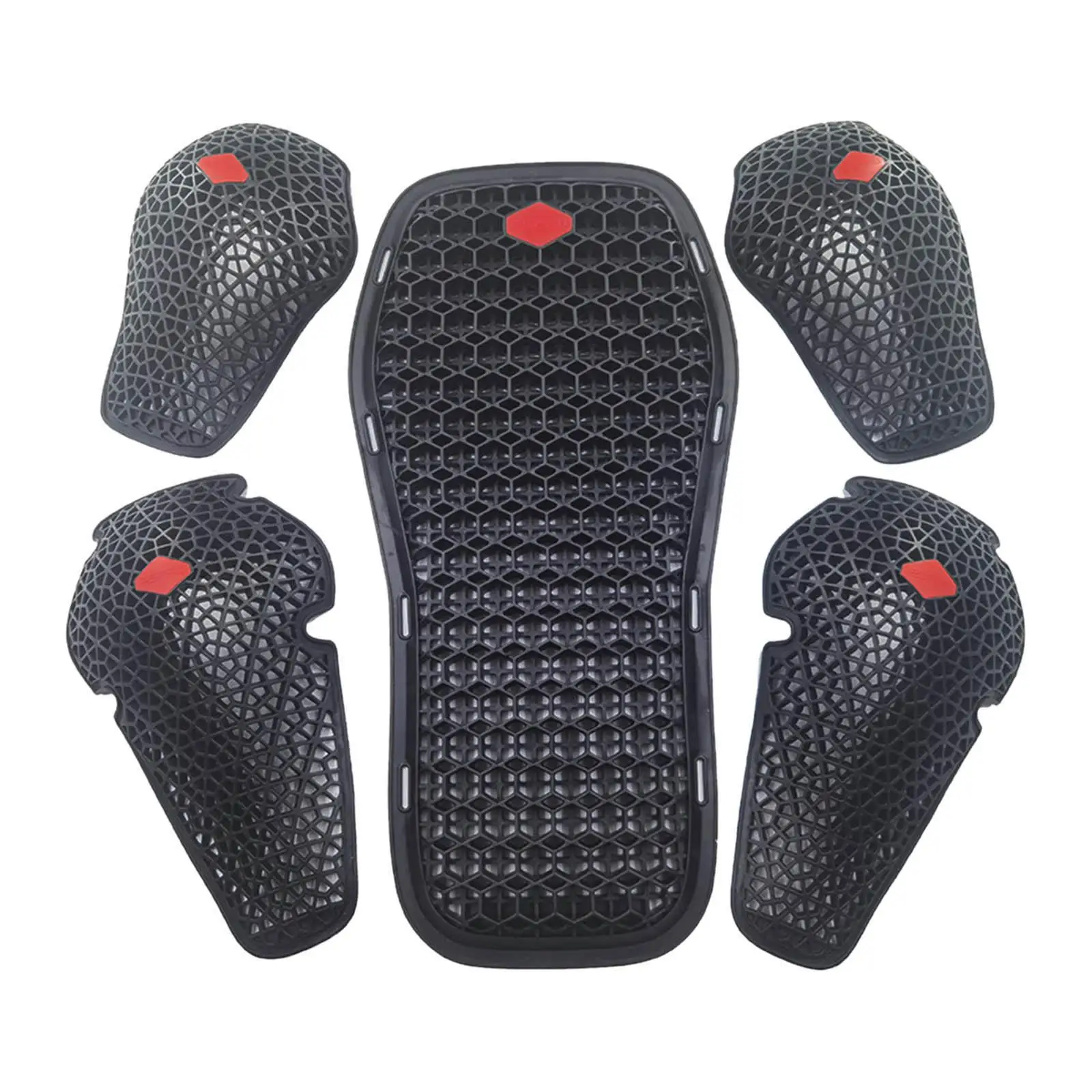 

5Pcs Motorcycle Armor Protector Pads Cycling Breathable Skating Moto Gear