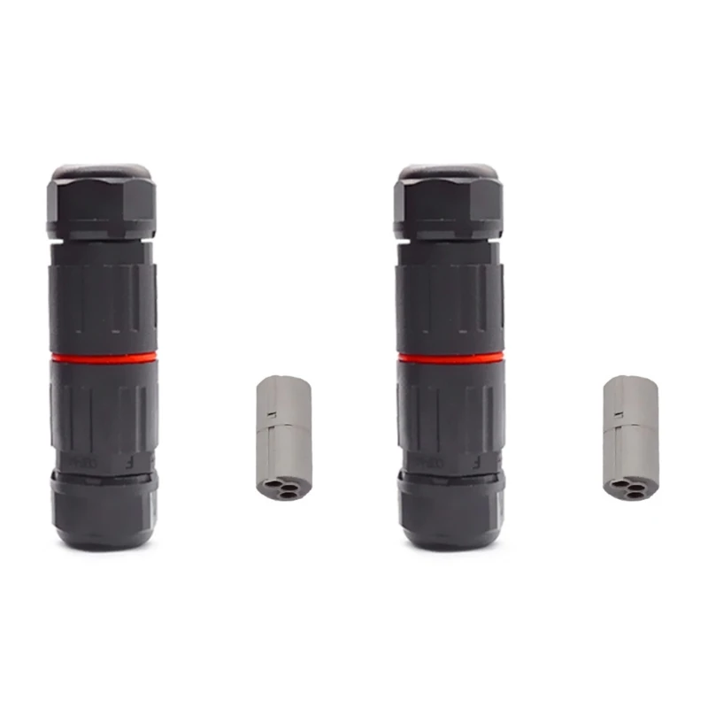 

2/3 Pin Waterproof Straight Connector Electrical Wire Cable Connectors Outdoor