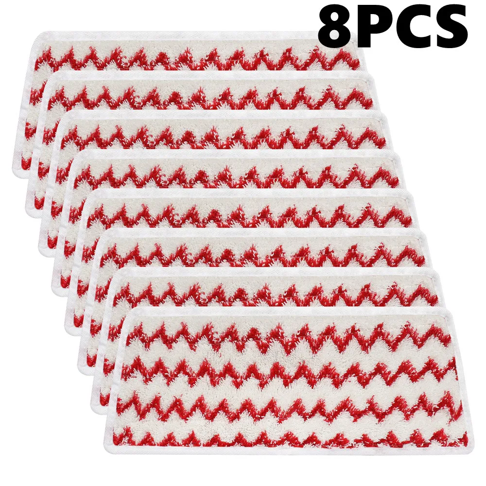 

Pack Of 8 Washable Steam Cleaner Mop Head Replacement Covers Suitable For Vileda Steam XXL Power Pad Steam Accessorie