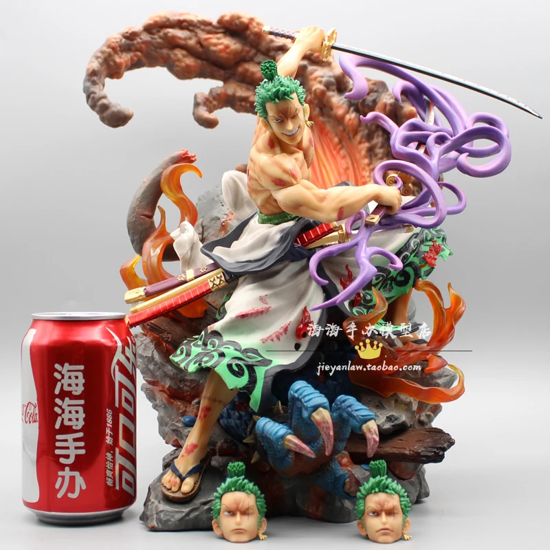 

35cm One Piece Anime Gk Ghost Island Roronoa Zoro And The Country Kimono Pvc Action Figure Collectible Model Toys For Kids Gifts