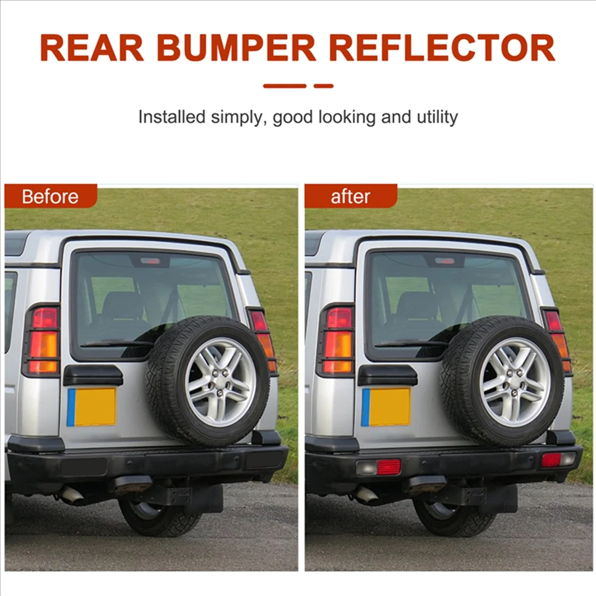 XFB 000720 Отражатель заднего бампера индикатор указателя поворота стоп-сигнал хода