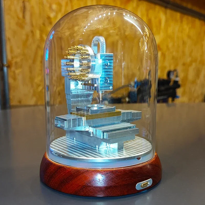 Латунный мини-фрезерный станок комплект моделирования оборудование для DIY