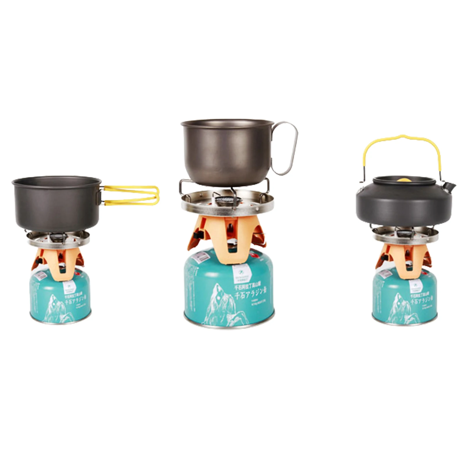 

Портативная туристическая плита все-в-одном, уличная посуда, автоматическая плита для кемпинга, пешего туризма, треккинга, рыбалки, охоты, у...