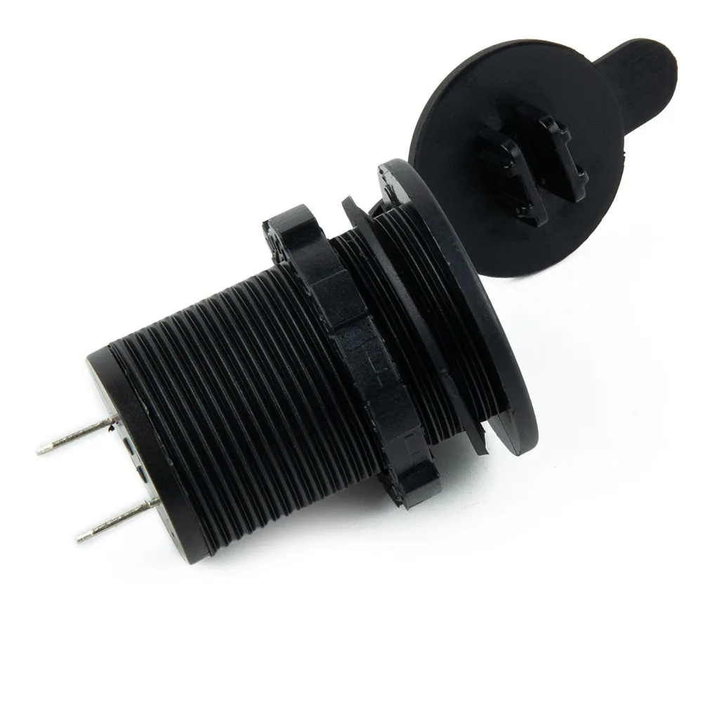 

Practical Trailers Buses USB Socket Vehicle Connection 12V CBE C-Line Connectors Dual Double Dual USB Chargers