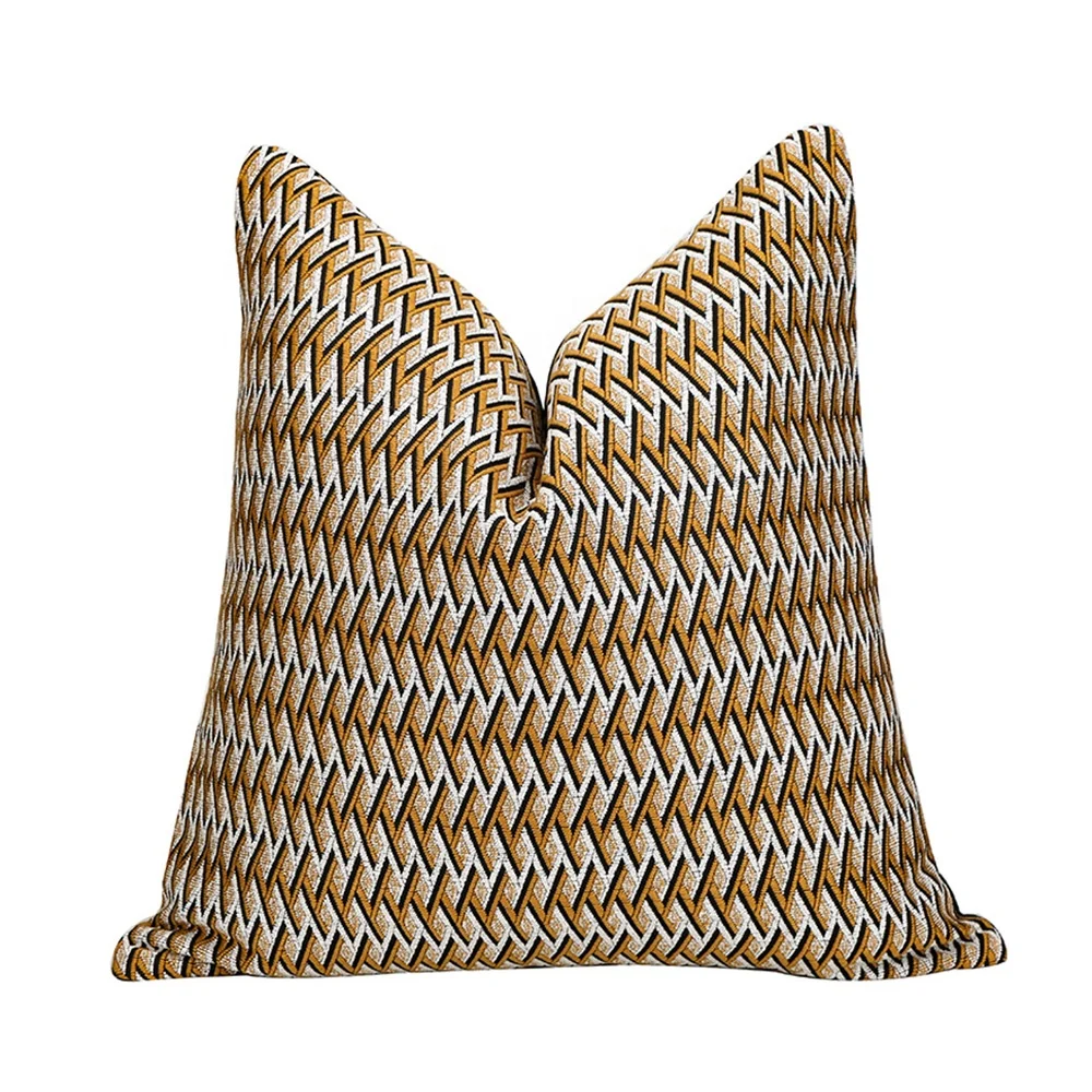 

Роскошная декоративная наволочка для дивана, коричневая, серая, черная, квадратная наволочка для подушки