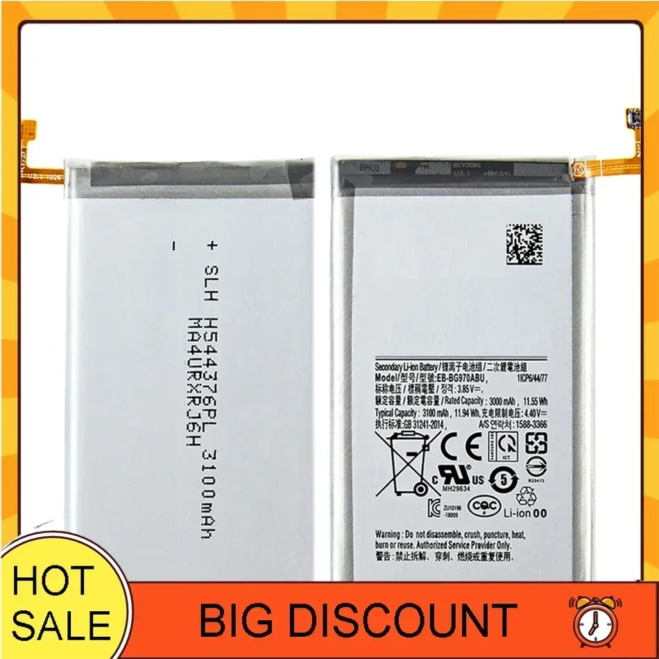 EB-BG970ABU 3100 мАч аккумулятор для Samsung Galaxy S10E S10 E G9700 SM-G970F/DS SM-G970F SM-G970U SM-G970W аккумуляторы