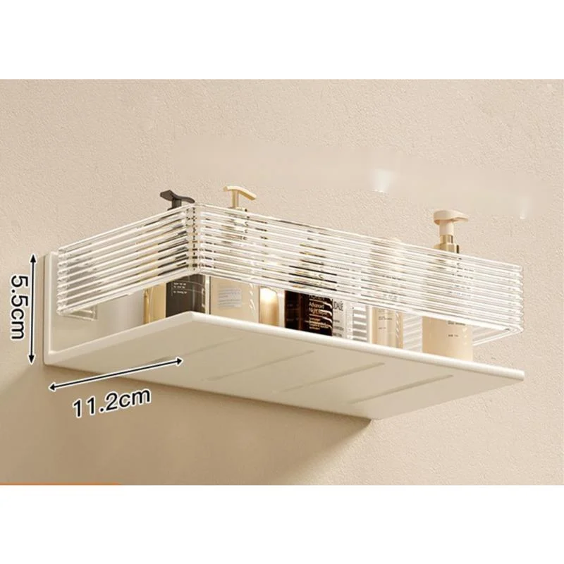 Аксессуары для ванной комнаты из белого акрила стеллаж хранения вещей без