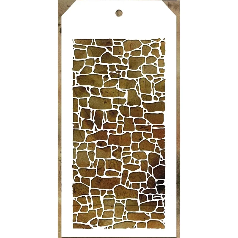 Новый полый узор этикетка бирка пластиковый трафарет для изготовления поделок