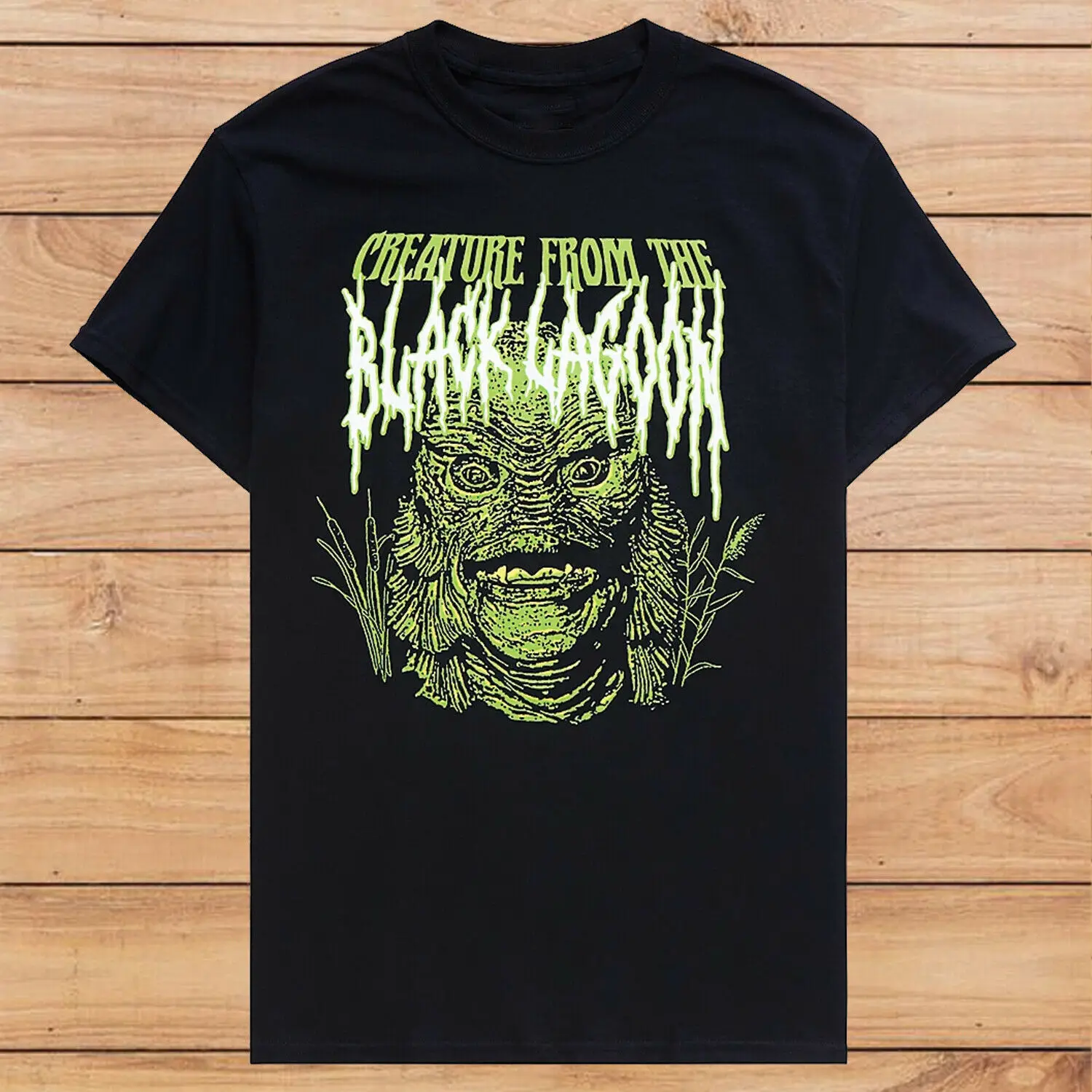 

Universal Monsters Creature From The Black Lagoon Classic Black T-Shirt