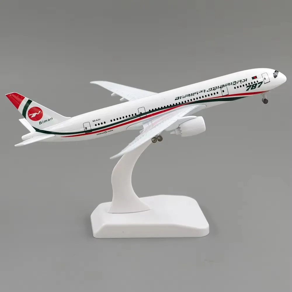 20 см сплав металла B787 Bangladesh Airlines Boeing 787 литая под давлением модель самолета с