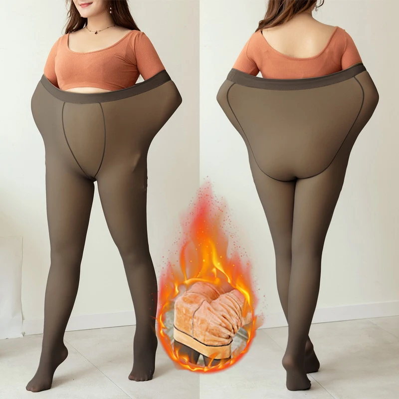 

Женские флисовые леггинсы с высокой талией, размеры 47-85 кг