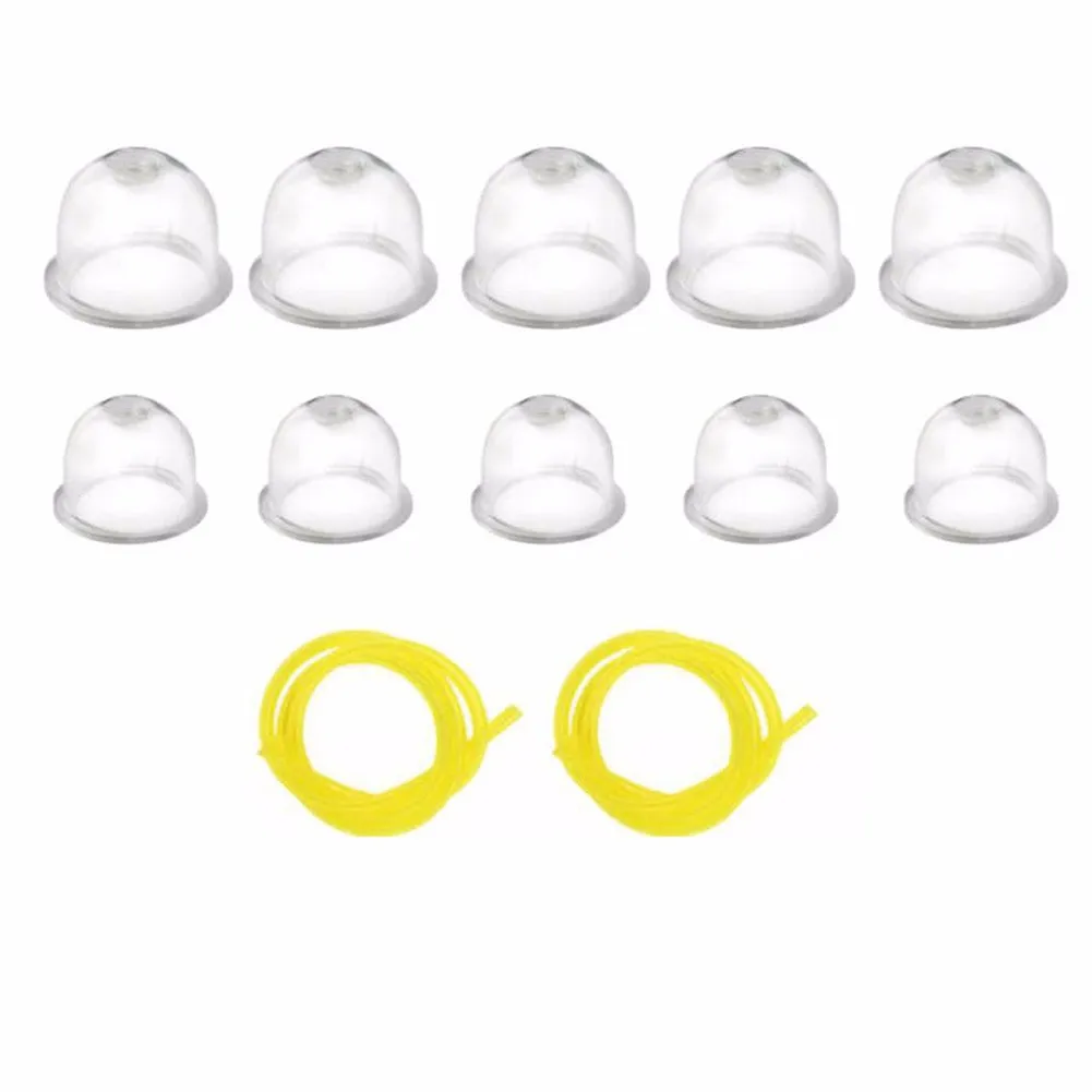 

Oil Pump Kit 10pcs Primer Bulbs + 2 Feet Fuel Line For Stihl Victa Echo Homelite Talon Ryobi String Trimmer Parts Garden Tools