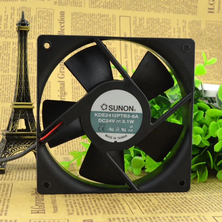 

SUNON STANDARD 12025 24 V 3.1 W 12CM INVERTER COOLING FAN KDE2412PTB3-6A