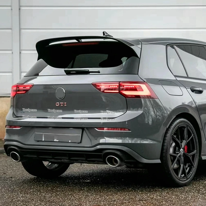 Спойлер для VW Volkswagen GOLF 8 MK8 Pro R-line GTI R 2020-2023 черный/карбоновый спойлер из