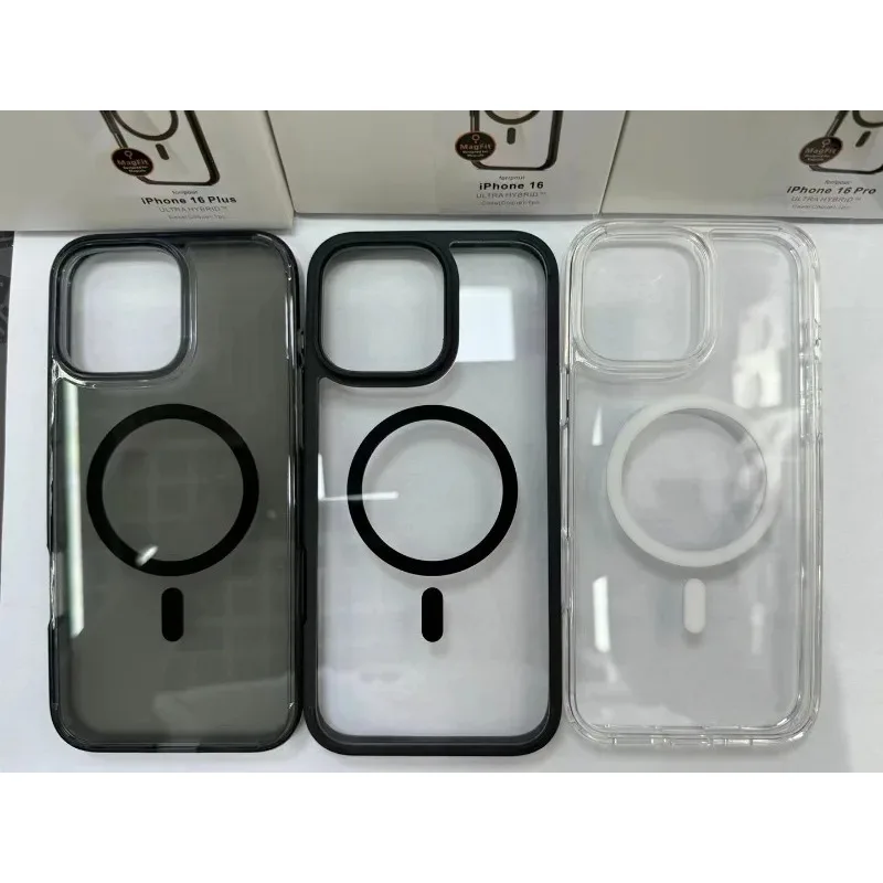 Ультрагибридный Магнитный Чехол Для Беспроводной Зарядки Iphone 16 Pro Max 15 Bxwatch
