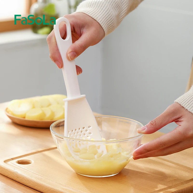 

Kitchen Cooking Spoon Vegetable Potato Garlic Press Egg White Filter Colander Sieve Chef Gadgets Food Filtration Tools
