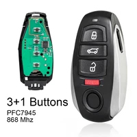 868mhz 31buttons smart car remote key id46 pcf7945 chip auto keys for vw volkswagen touareg 2010 2014 keyless entry systems