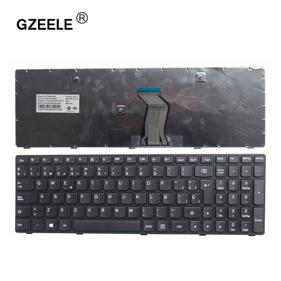 Фото Новая черная клавиатура для ноутбука Lenovo G500, G510, G505, G700, G710, Великобритания №3