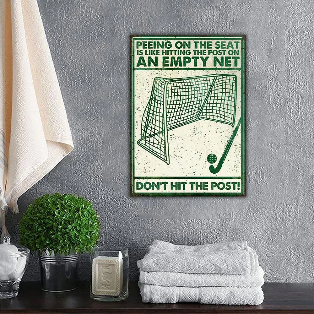 Хоккей на поле GadgetsTalk Не ударяйте по почте Классический Настенный декор под общий