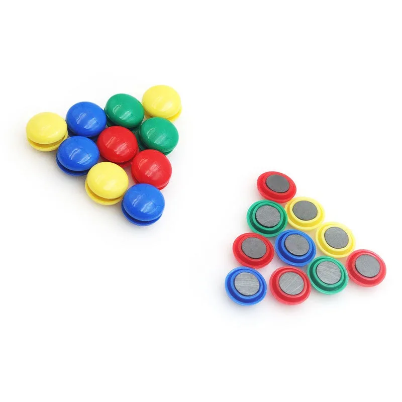 10 шт. красочные магниты на холодильник круглый магнит офис наклейка для детей