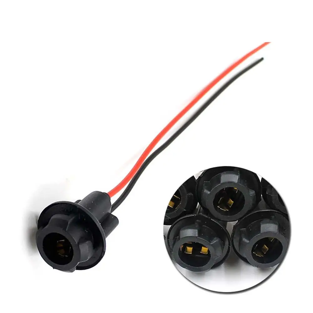 

Универсальная удлинительная Светодиодная лампа 168 194 резиновая W5W патрон для лампы клиновидный осветительный прибор держатель для лампы T10 разъем для подключения