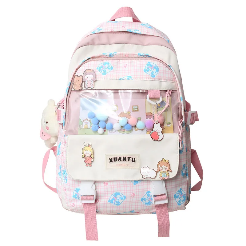 Японский Школьный рюкзак для девочек-подростков женские сумки с несколькими