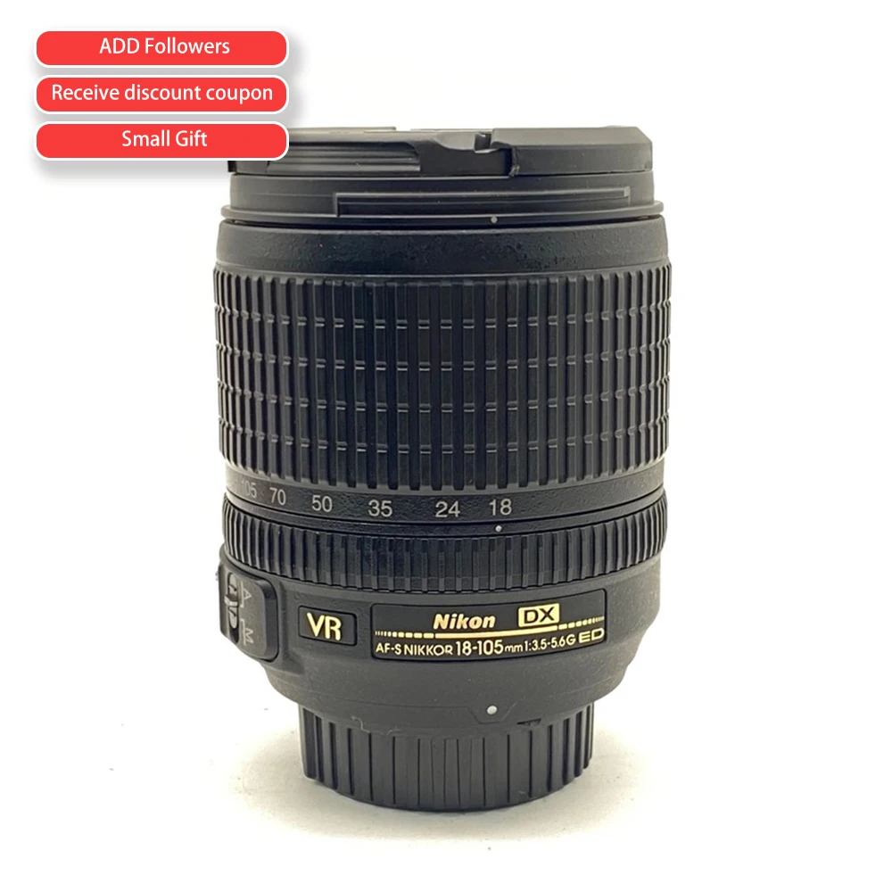 

Зум-объектив Nikon AF-S DX NIKKOR 18-105 мм f/3,5-5,6G ED с функцией автофокуса для зеркальных камер Nikon-(новинка)