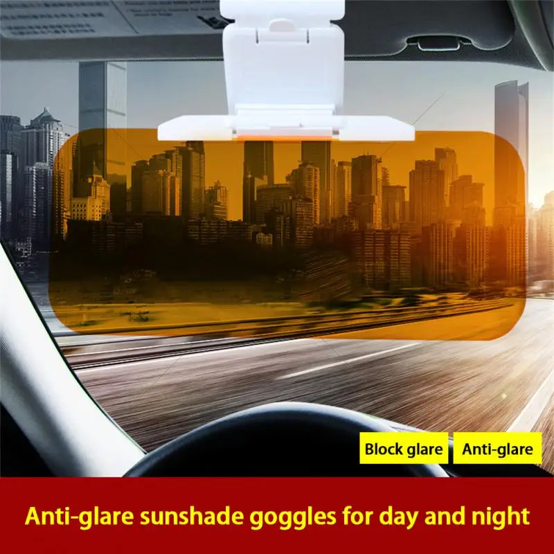 

Car Sun Visor Hd Anti Glare Uv Fold Flip Down Clear View Interior Mirrors Anti Sunlight Dazzling Goggle Vision Driving Mirror