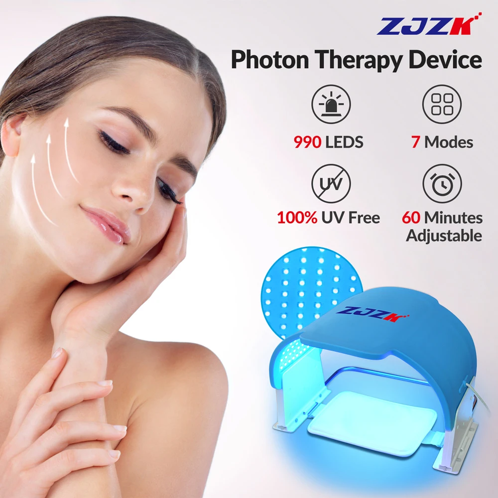 

7 Color PDT LED Photon Mask Heating Therapy Facial Body SPA Machine Freckle Removal Anti Wrinkle Lift Whitening Rejuvenation