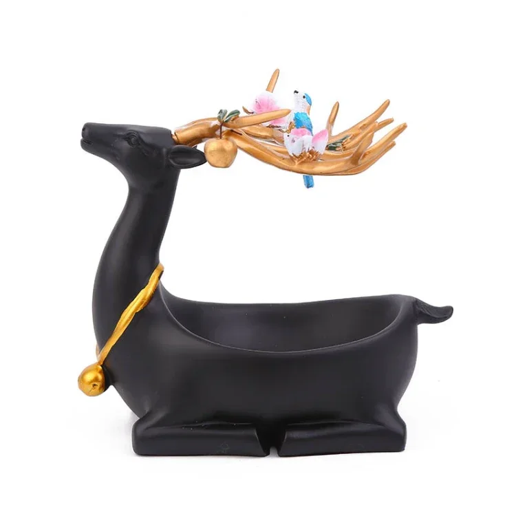 Пятнистый олень фруктовая чаша поднос рождественские украшения поделки из смолы